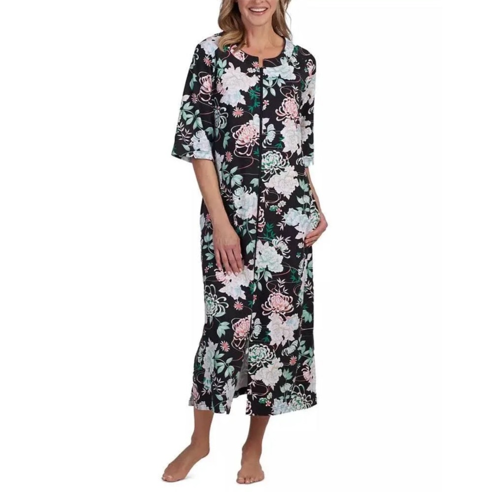 Miss Elaine Relax Floral Robe